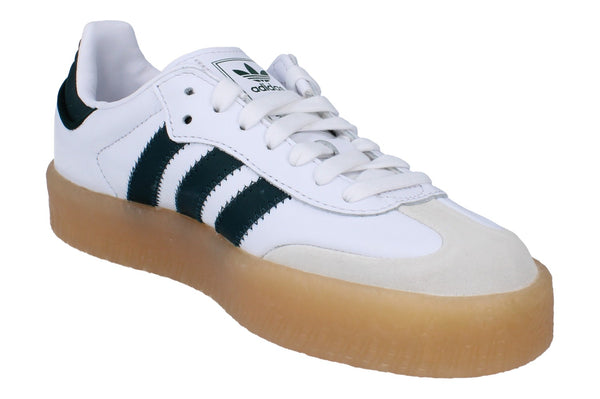 Adidas Originals Sambae Womens Trainers Sneakers JQ0983 - White Off White Green JQ0983 - Photo 0