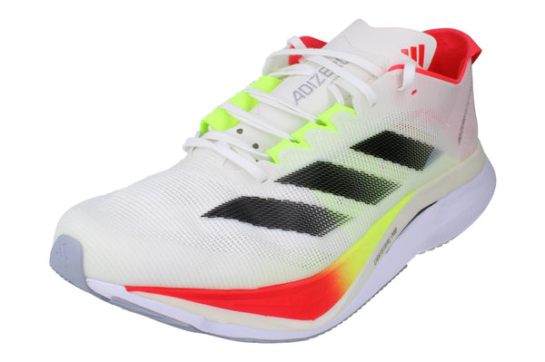 Adidas Adizero Boston 12 Mens Sneakers JQ2552 - White Black Red Jq2552 - Photo 0