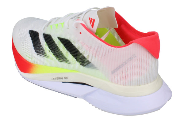 Adidas Adizero Boston 12 Mens Sneakers JQ2552 - White Black Red Jq2552 - Photo 0