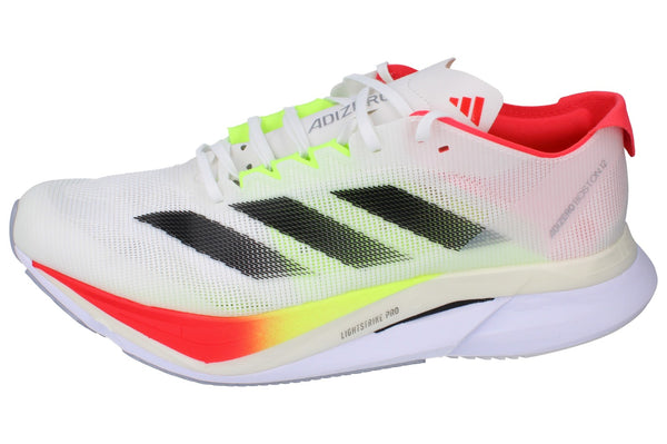 Adidas Adizero Boston 12 Mens Sneakers JQ2552 - White Black Red Jq2552 - Photo 0