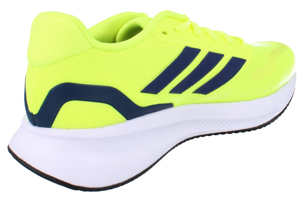 Adidas Runfalcon 5 Mens Running Trainers  JQ6980 - Yellow Blue White JQ6980 - Photo 0