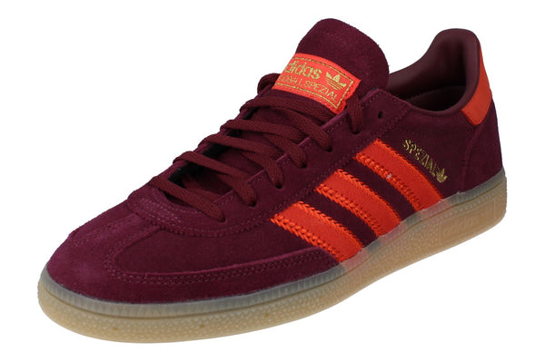 Adidas Originals Handball Spezial Womens Trainers  JR0848 - Maroon Red Gum JR0848 - Photo 0