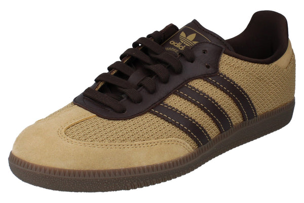 Adidas Originals Samba Og Mens Trainers Sneakers JR0884 - Golden Beige Brown Gum JR0884 - Photo 0
