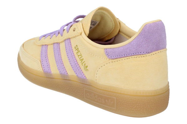 Adidas Originals Handball Spezial Womens Trainers  JR3617 - Orange Tint Powder Plum JR3617 - Photo 0