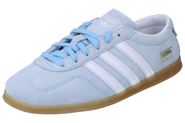 Adidas Originals Gazelle Lo Pro Womens Trainers  JR8893 - Blue White Gum JR8893 - Photo 0