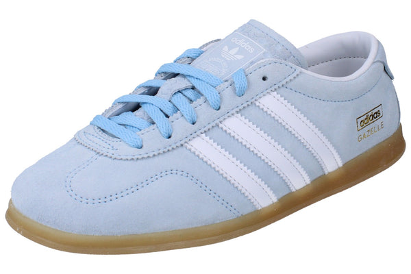 Adidas Originals Gazelle Lo Pro Womens Trainers  JR8893 - Blue White Gum JR8893 - Photo 0