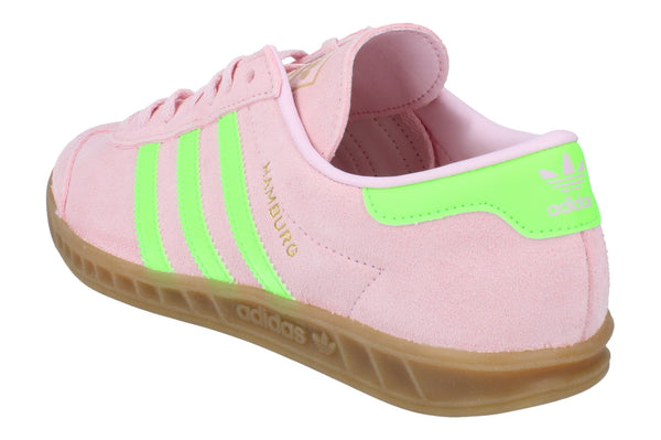 Adidas Originals Hamburg Womens Trainers  JS0683 - Pink Green Gold JS0683 - Photo 0