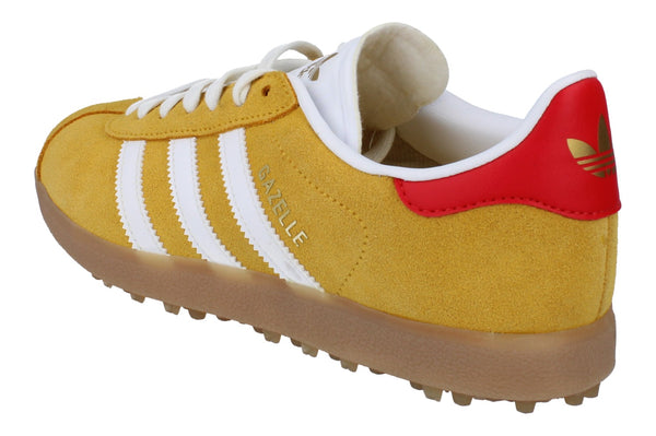 Adidas Gazelle Golf Mens Trainers Shoes JS1896 - Yellow White Red JS1896 - Photo 0