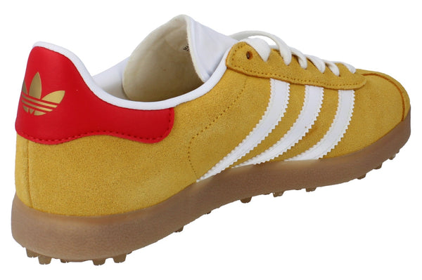 Adidas Gazelle Golf Mens Trainers Shoes JS1896 - Yellow White Red JS1896 - Photo 0