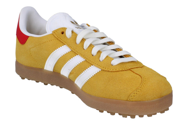 Adidas Gazelle Golf Mens Trainers Shoes JS1896 - Yellow White Red JS1896 - Photo 0