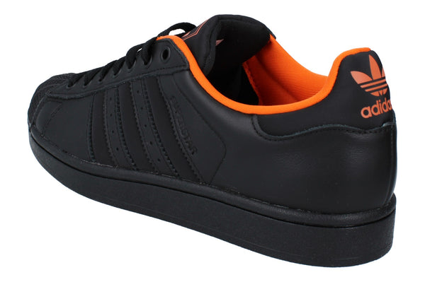 Adidas Originals Superstar Ii Mens Trainers  JS2834 - Black Black Orange JS2834 - Photo 0