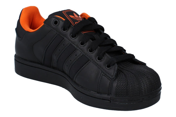 Adidas Originals Superstar Ii Mens Trainers  JS2834 - Black Black Orange JS2834 - Photo 0