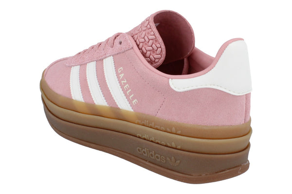 Adidas Originals Gazelle Bold Womens Trainers Sneakers JS3903 - Pink White Gum Js3903 - Photo 0