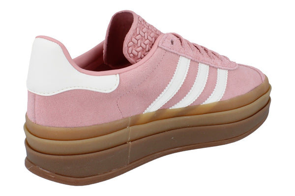 Adidas Originals Gazelle Bold Womens Trainers Sneakers JS3903 - Pink White Gum Js3903 - Photo 0