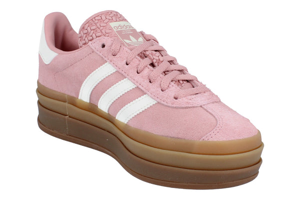 Adidas Originals Gazelle Bold Womens Trainers Sneakers JS3903 - Pink White Gum Js3903 - Photo 0