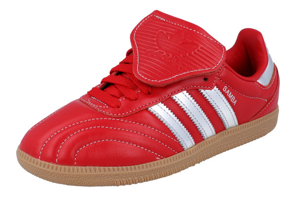 Adidas Originals Samba Lt Womens Trainers  JS3938 - Red Silver Gum JS3938 - Photo 0