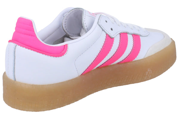 Adidas Originals Sambae Womens Trainers Sneakers JS3940 - White Off White Pink JS3940 - Photo 0