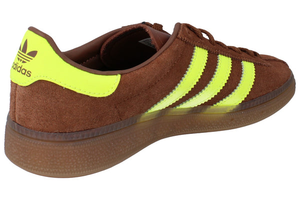 Adidas Originals Muenchen Womens Trainers  JS3996 - Brown Yellow Gum JS3996 - Photo 0