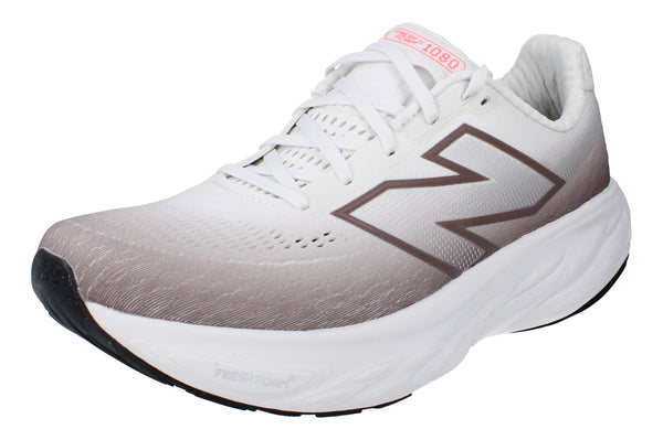 New Balance 1080 V14 Mens Running Trainers  M108014F - White Grey M108014F - Photo 0