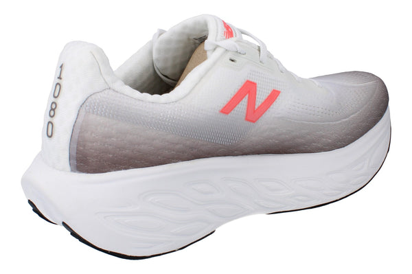 New Balance 1080 V14 Mens Running Trainers  M108014F - White Grey M108014F - Photo 0
