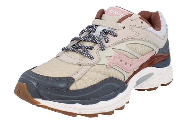 Saucony Progrid Omni 9 Mens Running Trainers S70807 Shoes  1 - Tan Grey Brown 1 - Photo 0