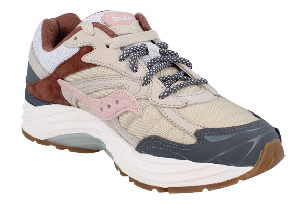 Saucony Progrid Omni 9 Mens Running Trainers S70807 Shoes  1 - Tan Grey Brown 1 - Photo 0
