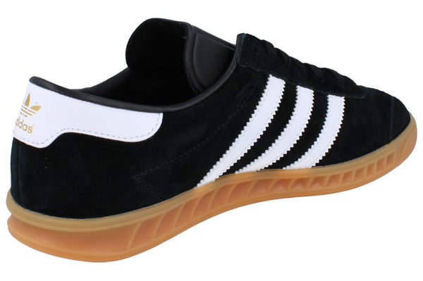 Adidas Originals Hamburg Mens Trainers  S76696 - Black White Gum S76696 - Photo 0