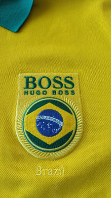 Hugo Boss Paddy Flag Brazil Mens T-Shirt - Large