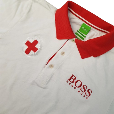 Hugo Boss Paddy Flag England Mens T-Shirt - Small