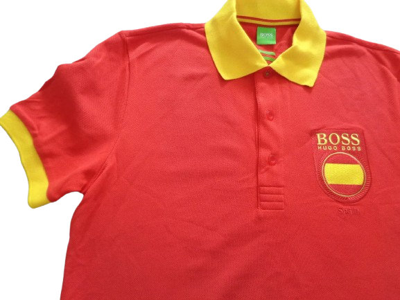 Hugo Boss Paddy Flag Spain Mens T-Shirt - Small