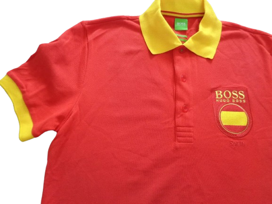 Hugo Boss Paddy Flag Spain Mens T-Shirt - Small