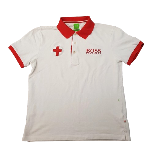 Hugo Boss Paddy Flag England Mens T-Shirt - Small