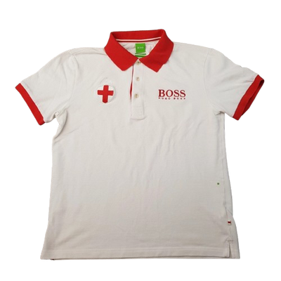 Hugo Boss Paddy Flag England Mens T-Shirt - Small
