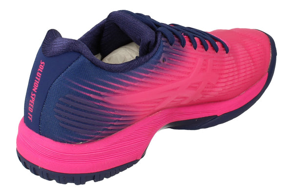 Asics Solution Speed Ff Womens Tennis Shoes 1042A002 Sneakers Trainers  700 - Pink Glo White 700 - Photo 0
