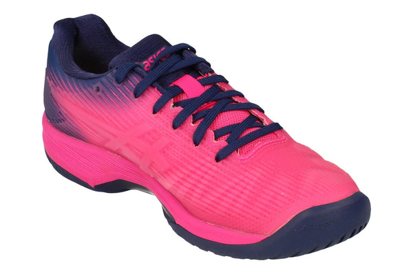 Asics Solution Speed Ff Womens Tennis Shoes 1042A002 Sneakers Trainers  700 - Pink Glo White 700 - Photo 0