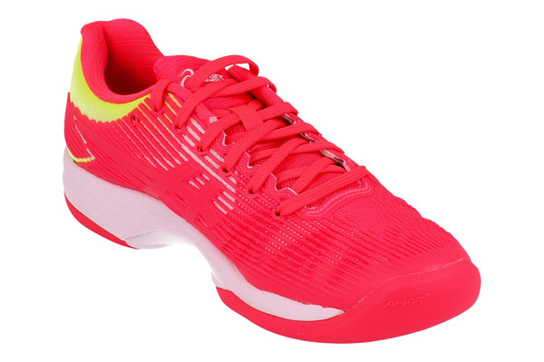Asics Solution Speed Ff Indoor Womens Tennis Shoes 1042A094 Sneakers Trainers  702 - Laser Pink White 702 - Photo 0