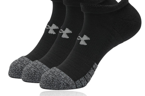 Under Armour Heat Gear No Show Unisex Socks UK 3 to UK 7.5 - 3 Pack - 1346755