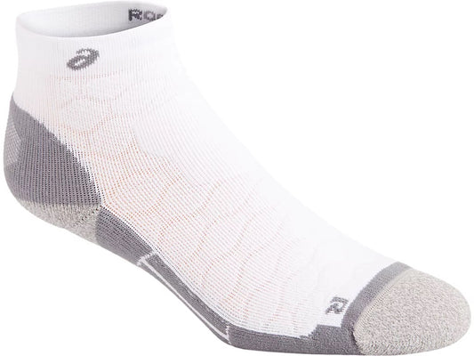 Asics Road Running Quarter Length Performance Socks - White - 1 Pair