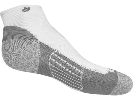 Asics Road Running Quarter Length Performance Socks - White - 1 Pair