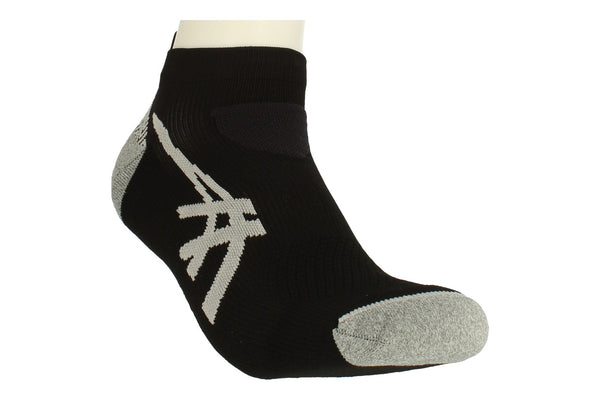 Asics Made for Sport Unisex Cushoning Ped/Trainer Socks Black 152005 0904