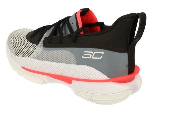 Under Armour Curry 7 Mens Basketball Trainers 3021258  100 - White 100 - Photo 0