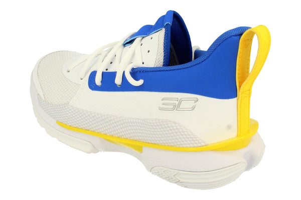 Under Armour Tb Curry 7 Mens Basketball Trainers 3023300  106 - White 106 - Photo 0