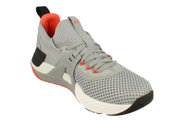 Under Armour Project Rock 4 Mens Trainers 3023695  107 - Grey Black 107 - Photo 0