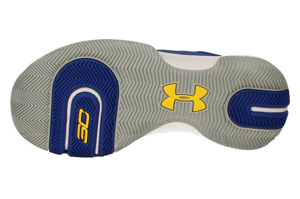 Under Armour GS Sc 3Zero IV Basketball Trainers 3023918  403 - Blue White 403 - Photo 0