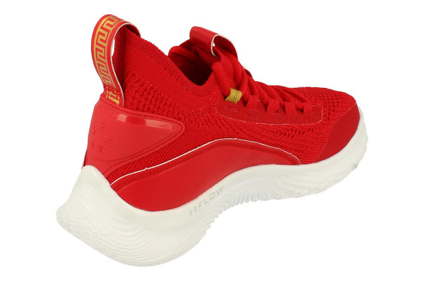 Under Armour Curry 8 Cny GS Basketball Trainers 3024036  600 - Red 600 - Photo 0
