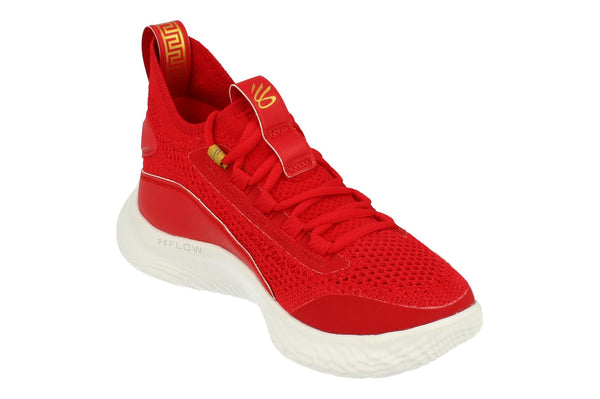 Under Armour Curry 8 Cny GS Basketball Trainers 3024036  600 - Red 600 - Photo 0