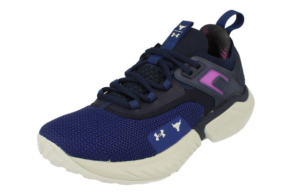 Under Armour Project Rock 5 Disrupt Mens Trainers 3025976  401 - Blue Navy 401 - Photo 0