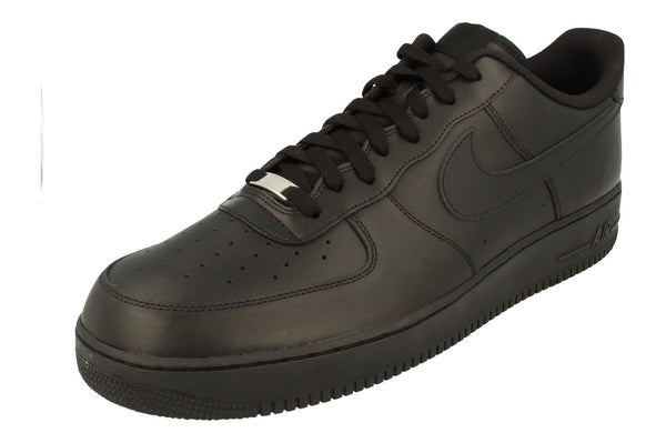 Nike Air Force 1 07 Mens Trainers 315122  001 - Black Black 001 - Photo 0