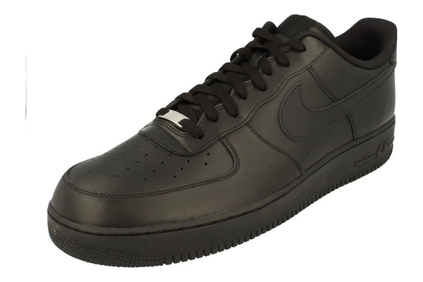 Nike Air Force 1 07 Mens Trainers 315122  001 - Black Black 001 - Photo 0