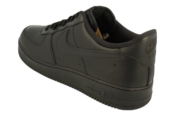 Nike Air Force 1 07 Mens Trainers 315122  001 - Black Black 001 - Photo 0